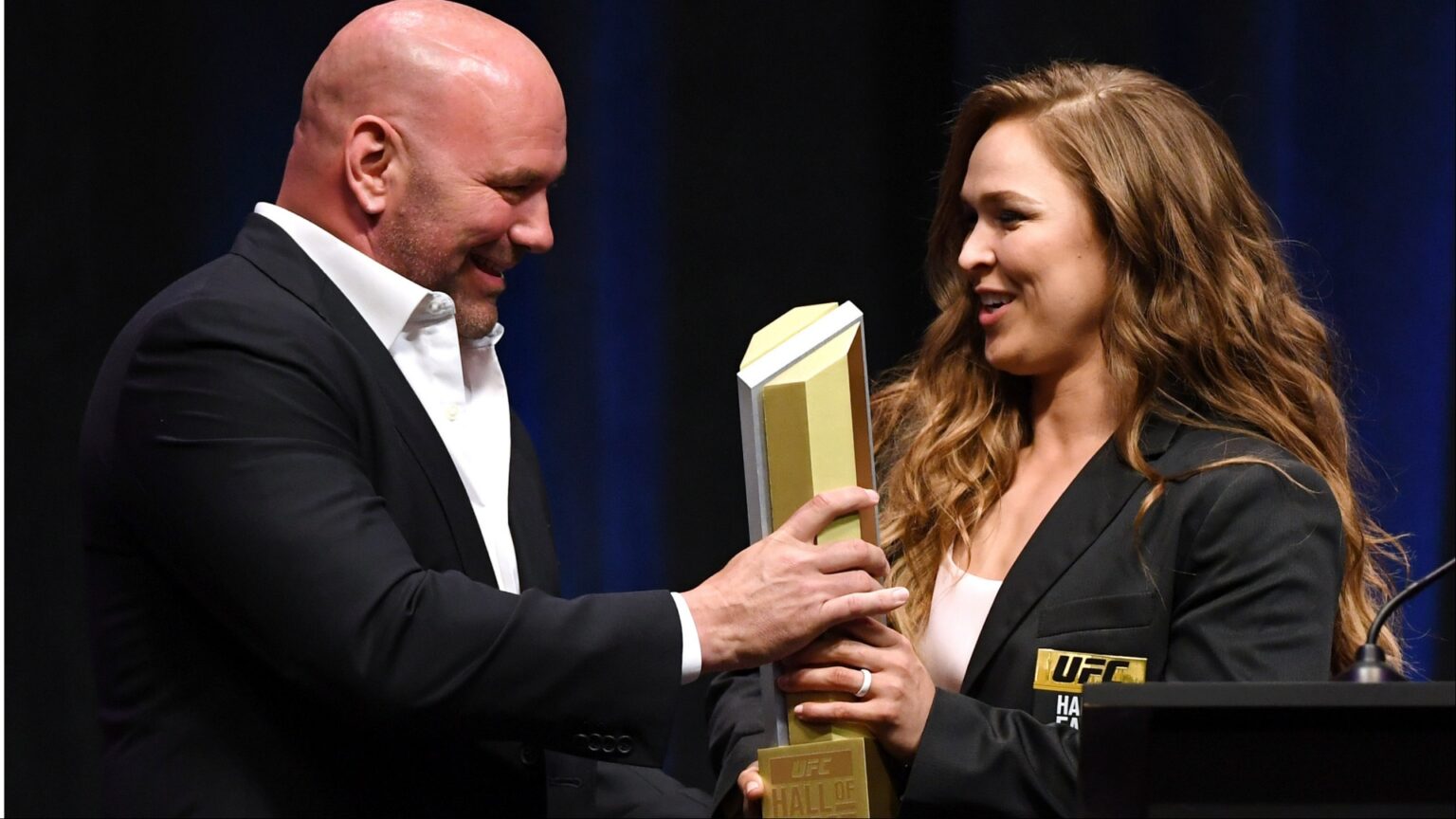 Dana White slams Ronda Rousey vs. Katie Taylor report during UFC 323 presser