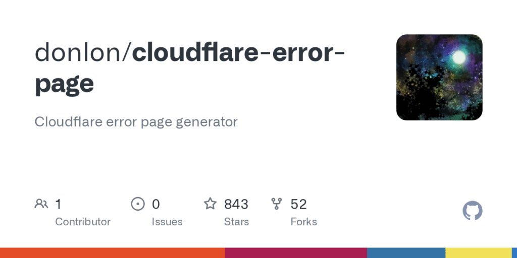 Show all your application error using Cloudflare Error Page Show all your application error using Cloudflare Error Page