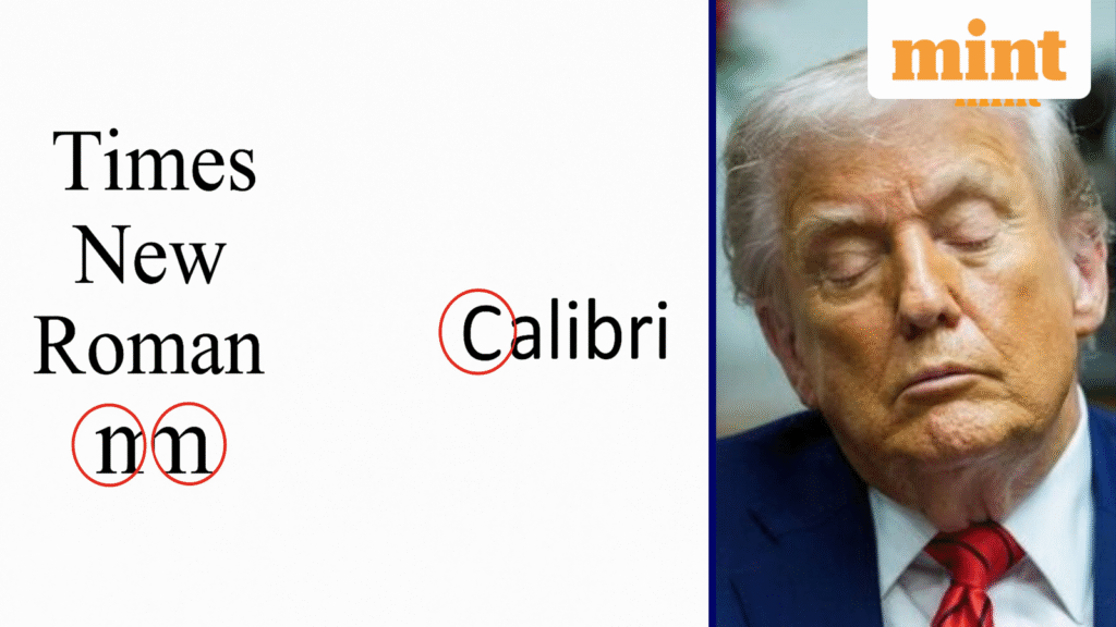 Bye bye Calibri! Font war grips White House, Trump’s admin bats for Times New Roman; here’s why
