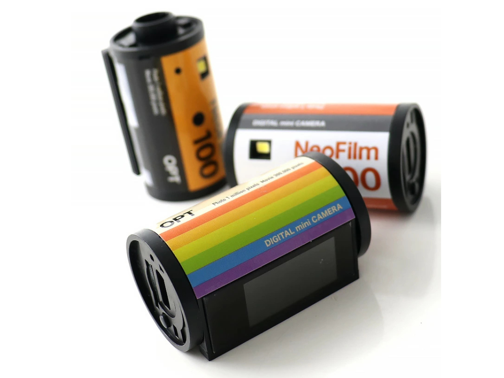 Opt! launches OPT100 Neo Film, a digital toy camera shaped like 35mm film and available in 3 colors Opt! launches OPT100 Neo Film, a digital toy camera shaped like 35mm film and available in 3 colors