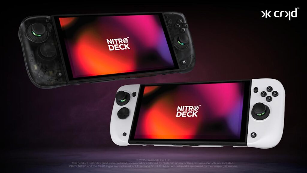 CRKD’s Nitro Deck 2 works for both the Nintendo Switch and Switch 2 CRKD’s Nitro Deck 2 works for both the Nintendo Switch and Switch 2