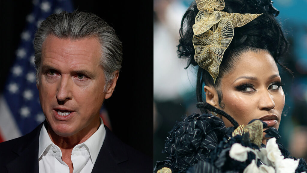 Nicki Minaj Bashes Gavin Newsom, Takes Aim at His Support for Trans Kids Nicki Minaj Bashes Gavin Newsom, Takes Aim at His Support for Trans Kids