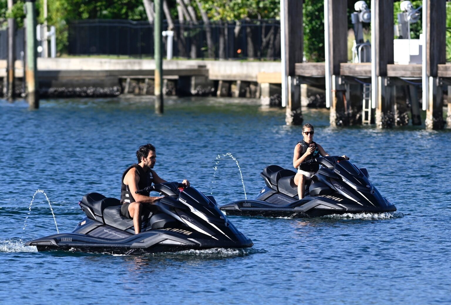 Gisele Bündchen and Joaquim Valente enjoy Florida day date on jet skis