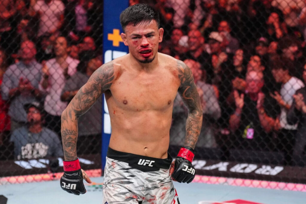 Brandon Royval reacts to UFC Vegas 112 loss to Manel Kape