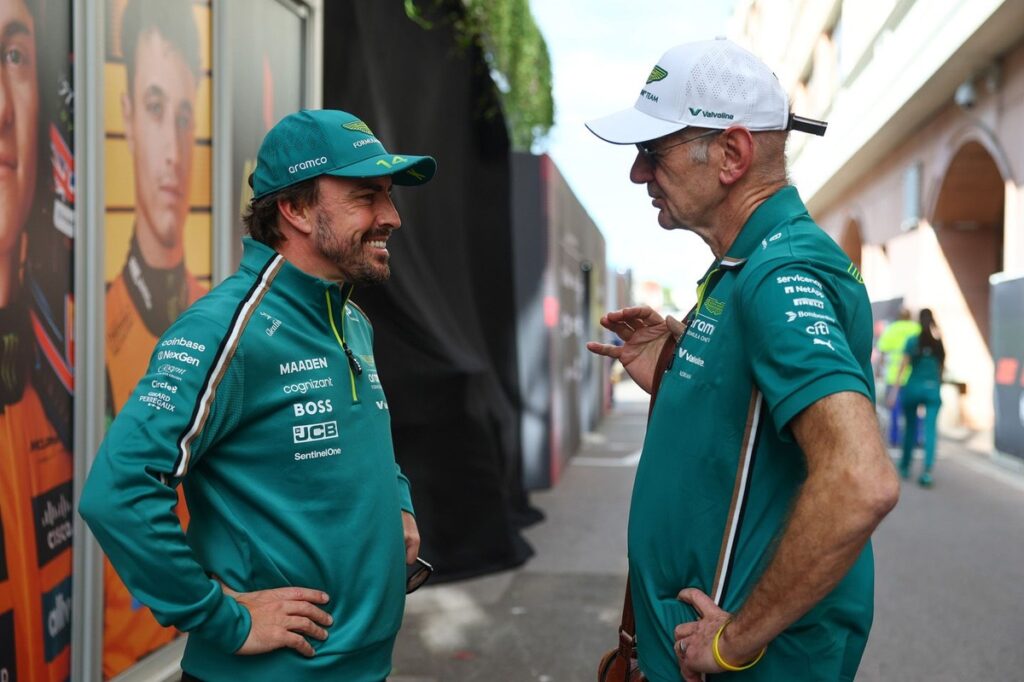 Fernando Alonso denies claim about Adrian Newey becoming Aston Martin F1 team boss Fernando Alonso denies claim about Adrian Newey becoming Aston Martin F1 team boss