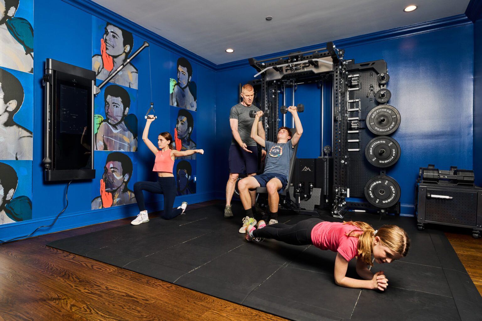 How to Build a Home Gym That Your Entire Family Can Use
