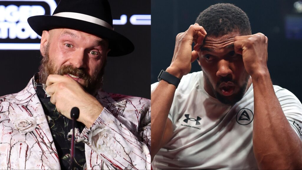 Tyson Fury goes off on ‘big bum’ Anthony Joshua after pre-fight death threat to Jake Paul