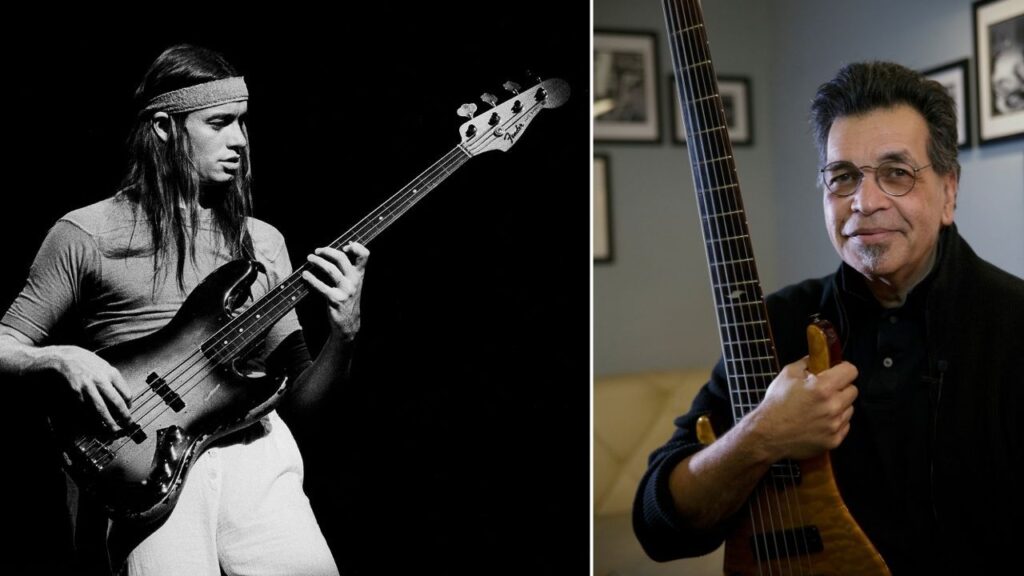 “We hung out in his hotel room ’til 7 in the morning. He put on Donna Lee – I couldn’t believe it!” When Jimmy Haslip met Jaco Pastorius at Frank Zappa’s studio