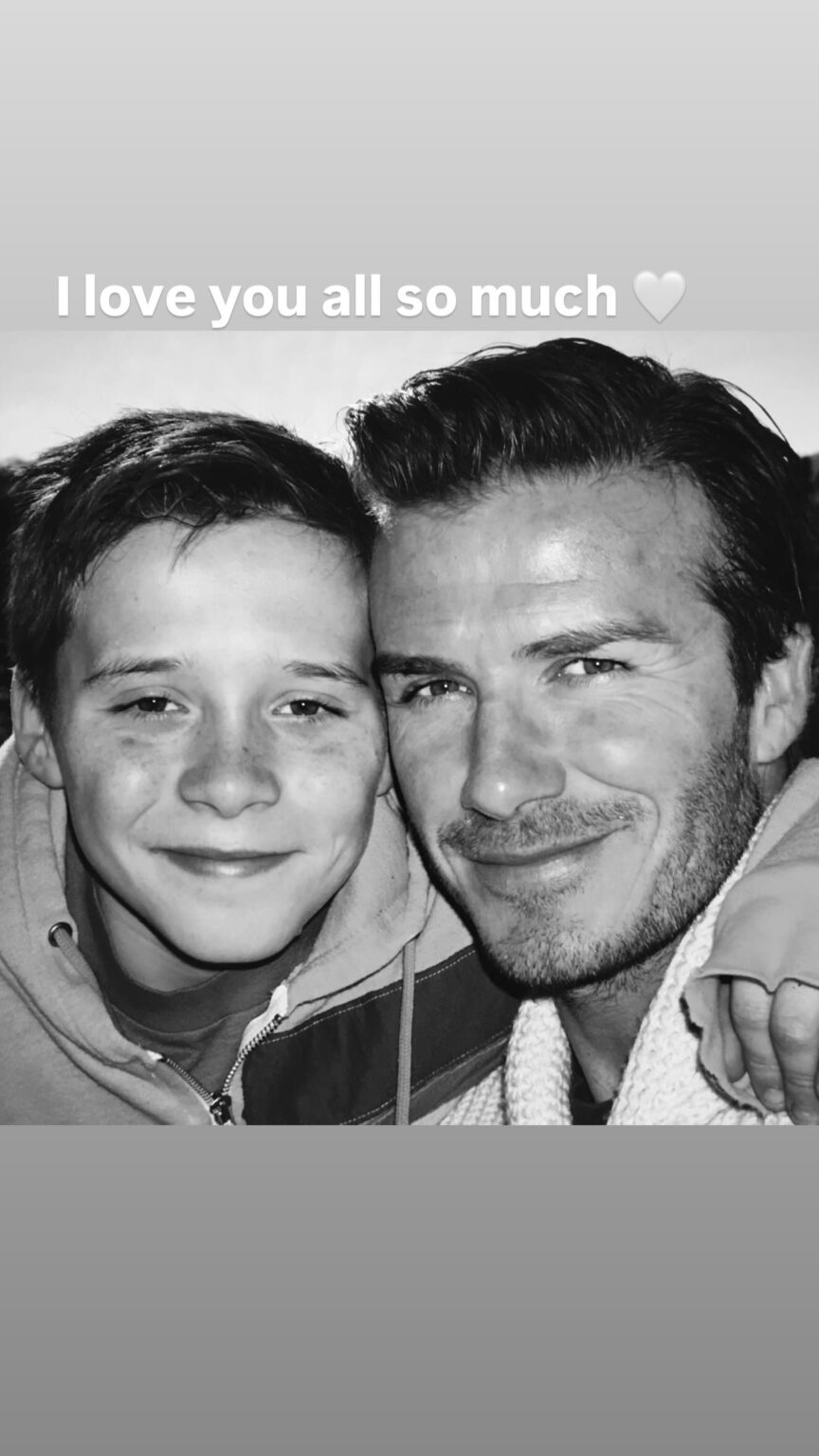 David Beckham shares family photos — including son Brooklyn — after 2025 roundup snub