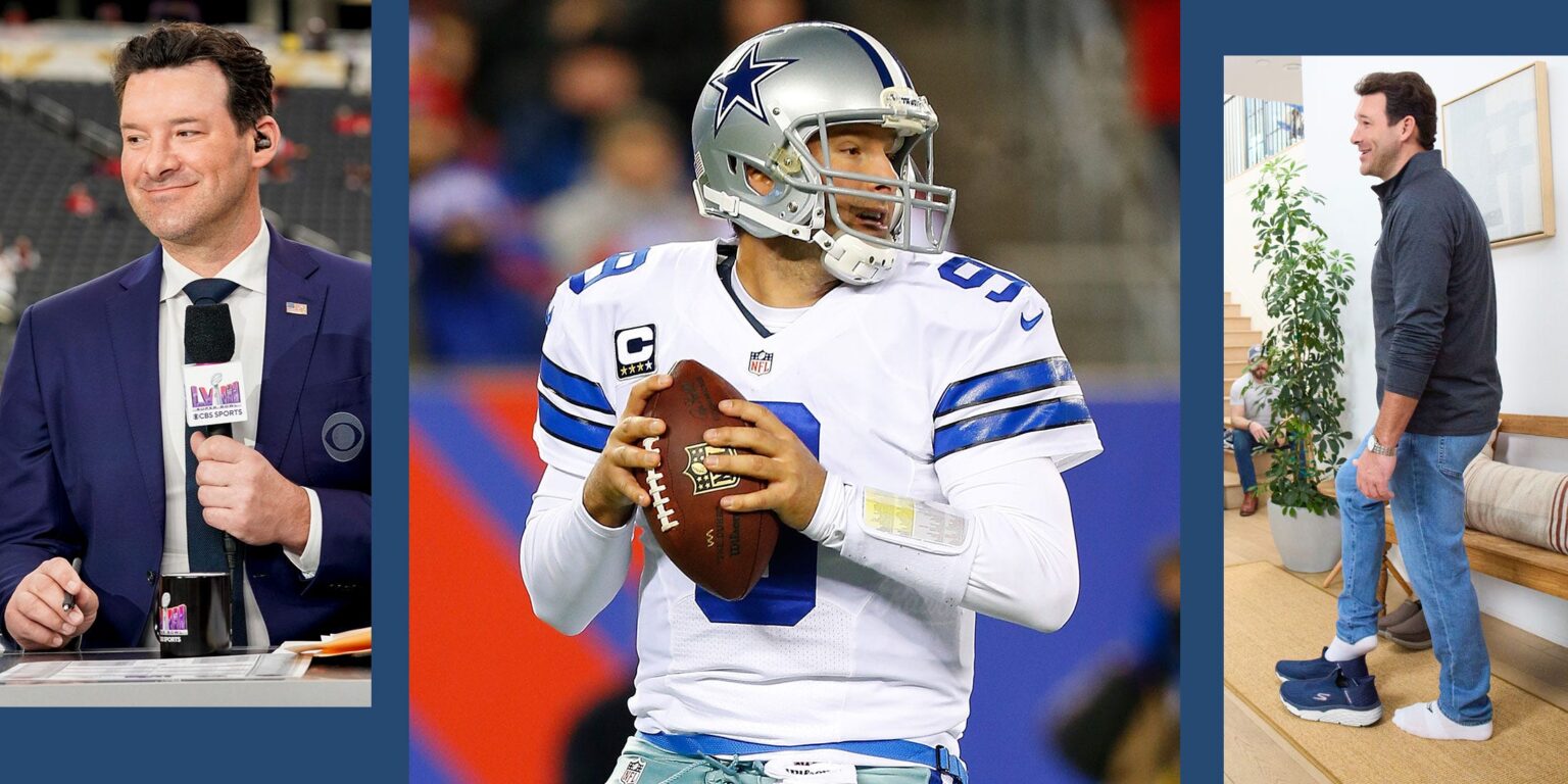 Tony Romo Spent His NFL Career Avoiding Sacks. Now It’s His Shoes That Help Him Stay Upright.