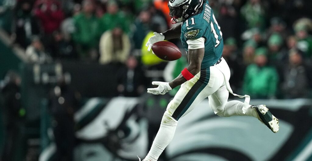 A.J. Brown was a disappointment in the Eagles’ season-ending loss
