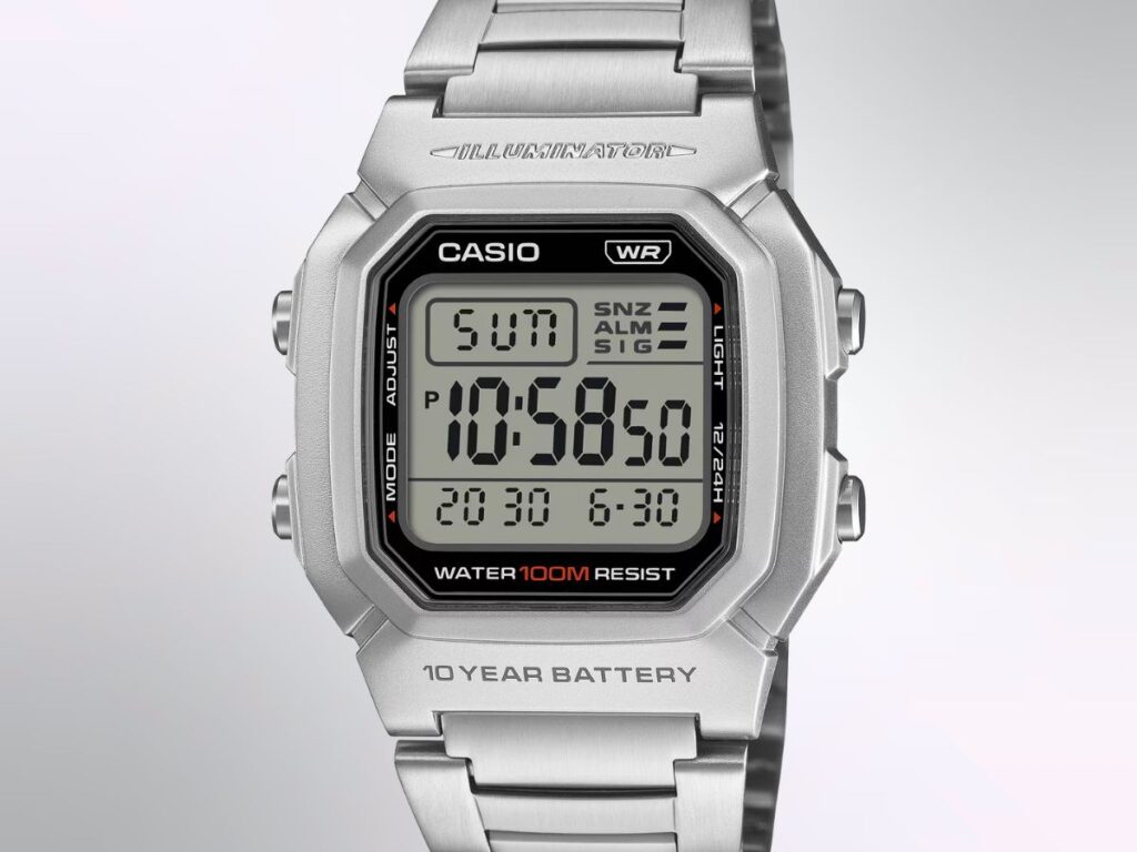 Affordable new Casio watch with square digital display on the way to Europe