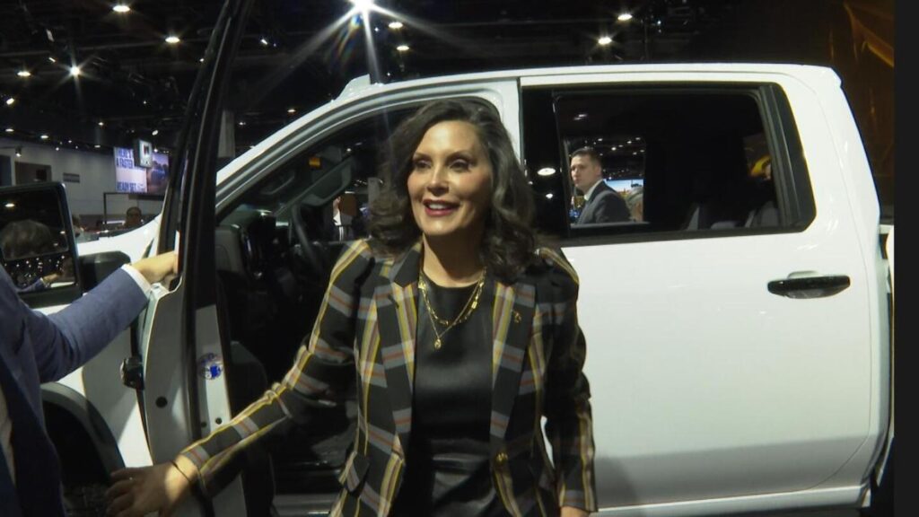 Whitmer warns Trump’s tariff strategy aids China in Detroit Auto Show speech