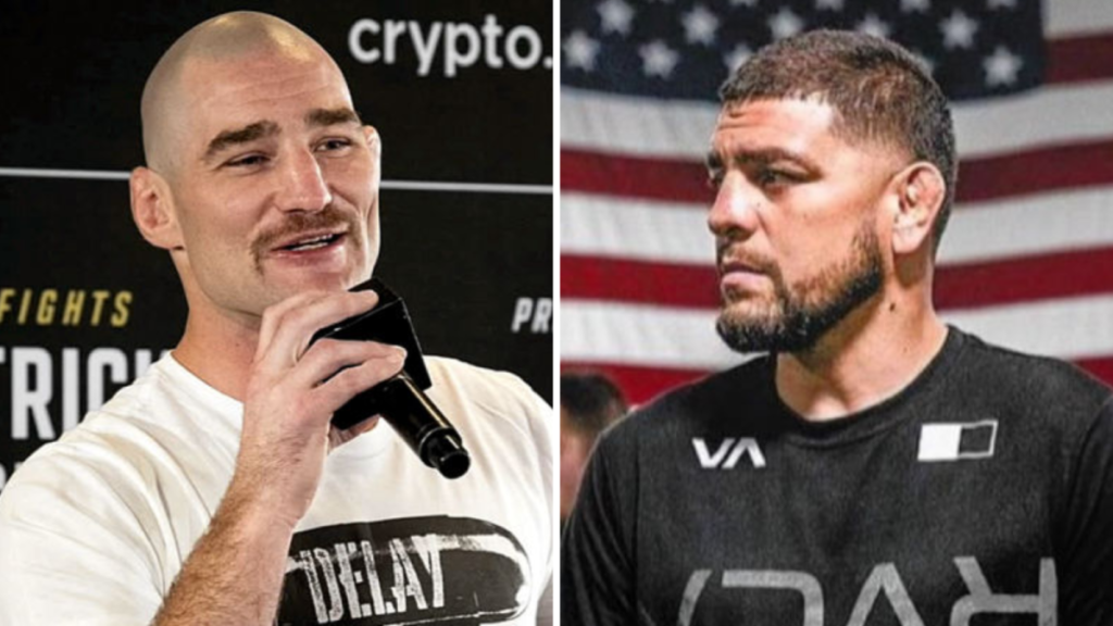 Sean Strickland and Nick Diaz share awkward encounter at the gym