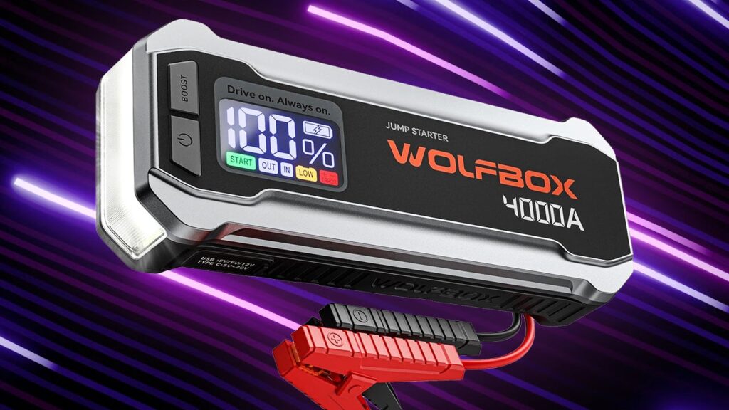 Save 50% Off the Wolfbox 4000A Cordless Jump Starter, Doubles as a 24,000mAh 65W Power Bank Save 50% Off the Wolfbox 4000A Cordless Jump Starter, Doubles as a 24,000mAh 65W Power Bank