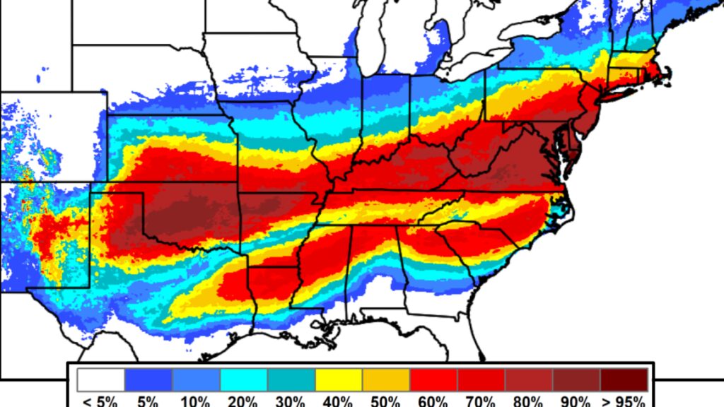 A massive winter storm will hit large parts of the U.S. through the weekend