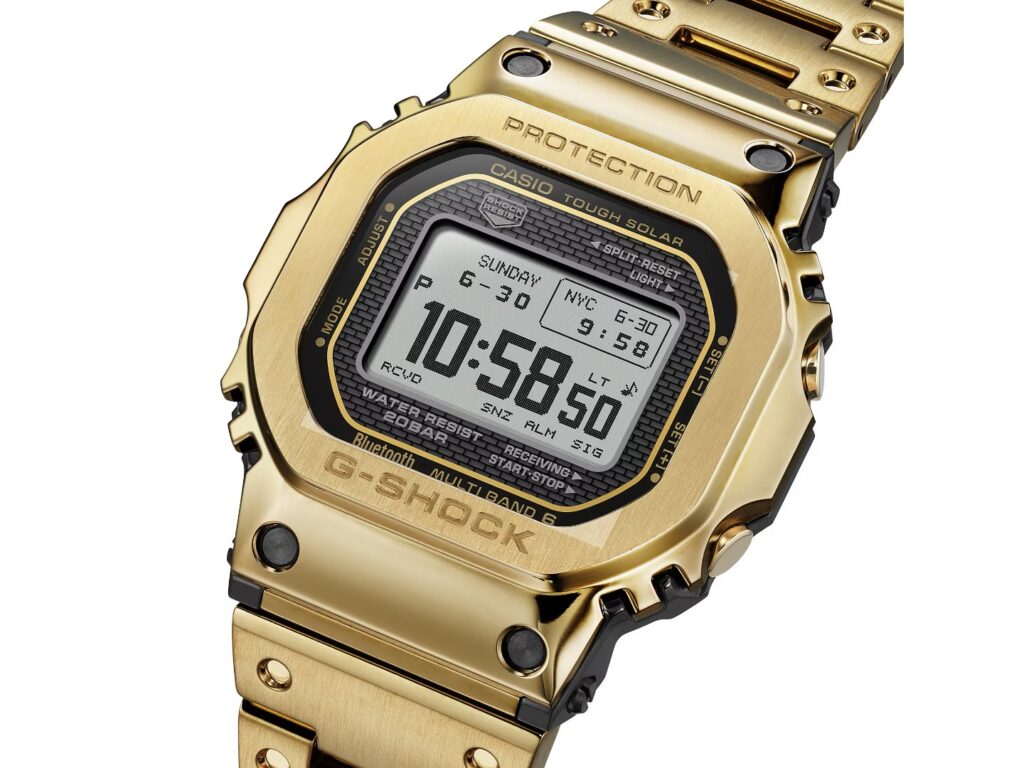 Casio finally brings its gold full-metal G-Shock square with MIP display and solar charging to the UK Casio finally brings its gold full-metal G-Shock square with MIP display and solar charging to the UK