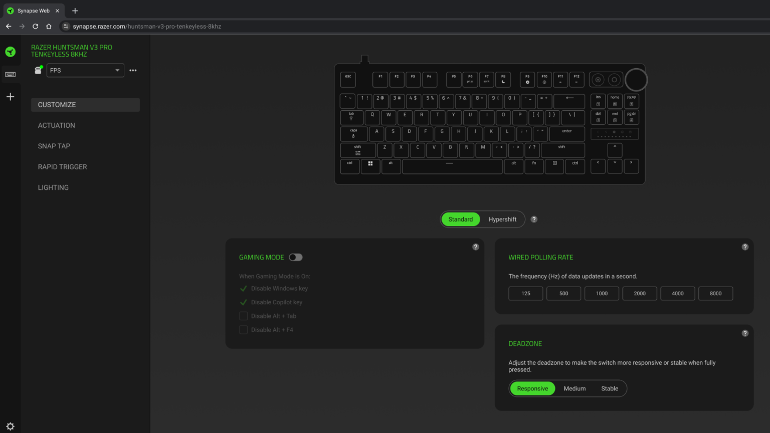Rejoice! Razer Synapse now works on the web, no install needed