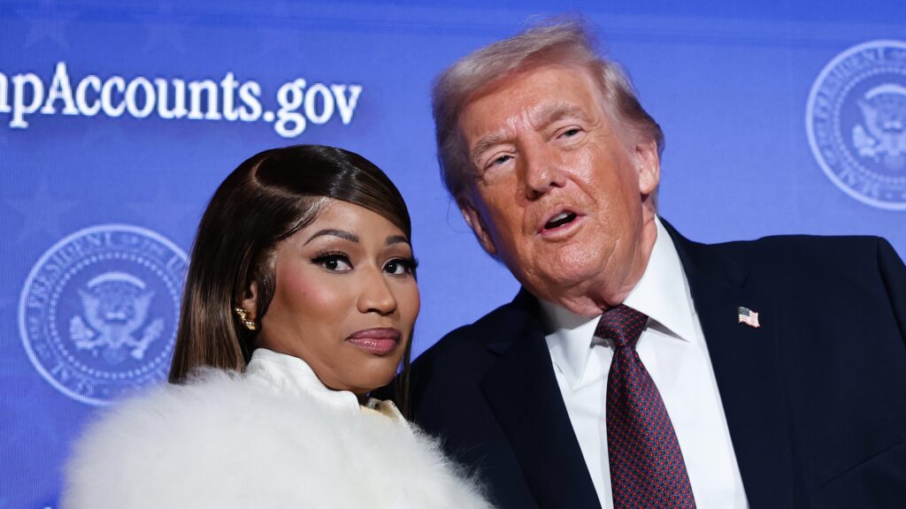 Whew! Social Media Is Goin’ OFF After Nicki Minaj Called Herself Trump’s “Number One Fan” & Held His Hand At Account Summit (WATCH)