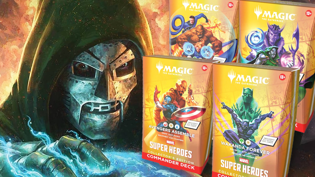 Magic’s Marvel Super Hero Crossover Includes Four New Commander Decks