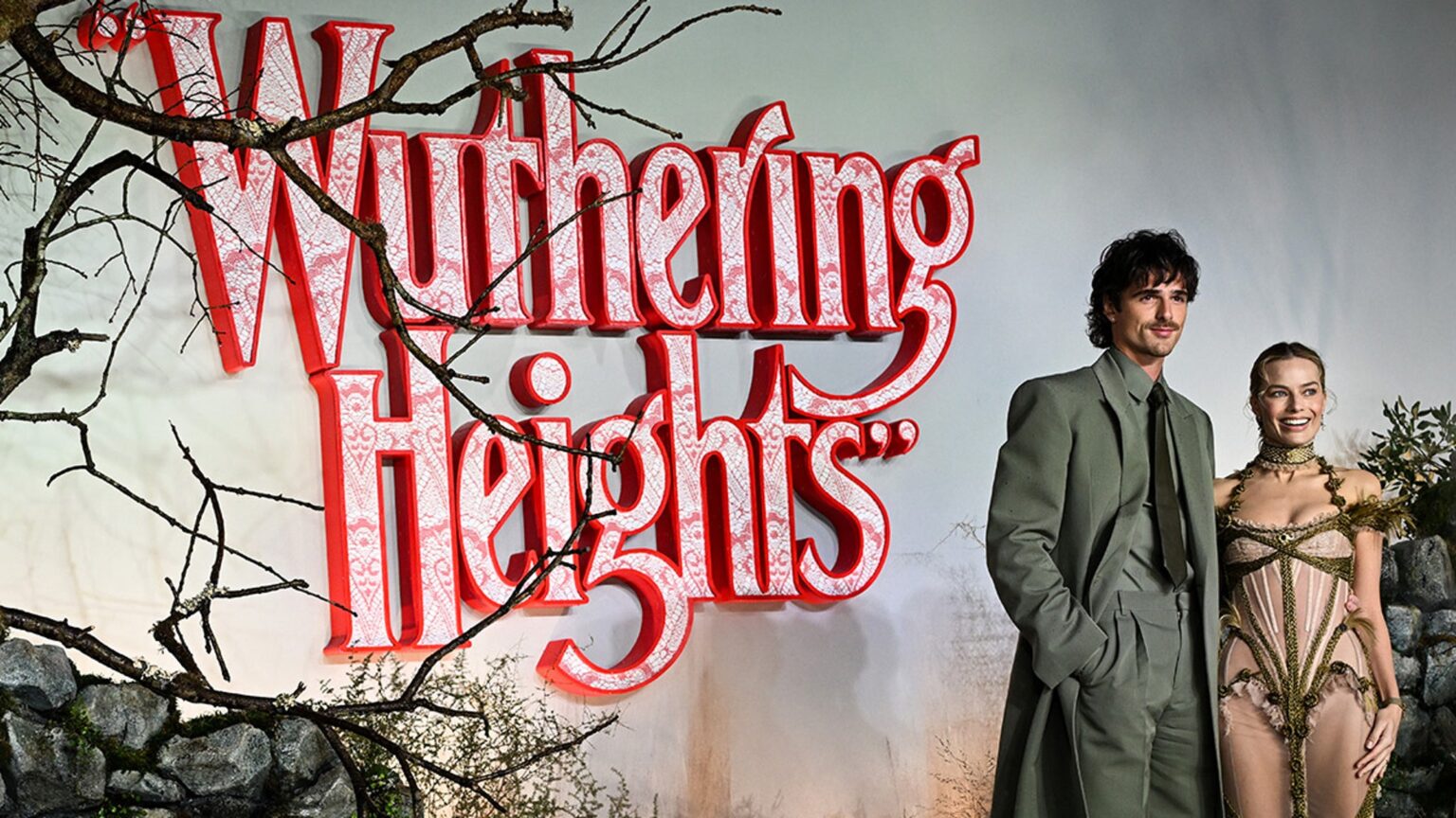 Margot Robbie & Jacob Elordi Attend ‘Wuthering Heights’ London Premiere
