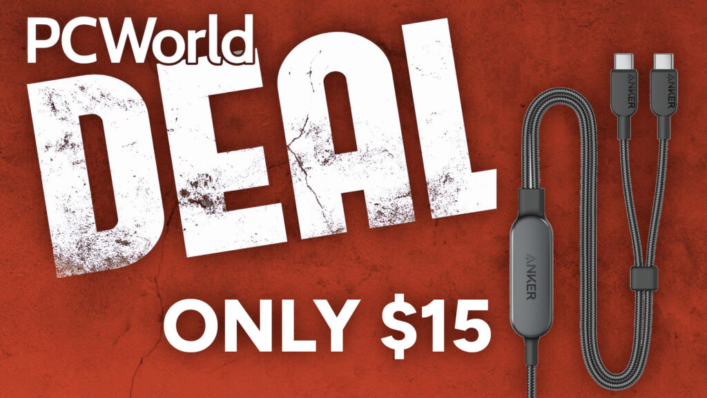 One USB-C cable for 2 devices. Get Anker’s split cord for only $15 now