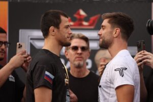 Usman Nurmagomedov chokes Alfie Davis unconscious to continue winning run at PFL Dubai