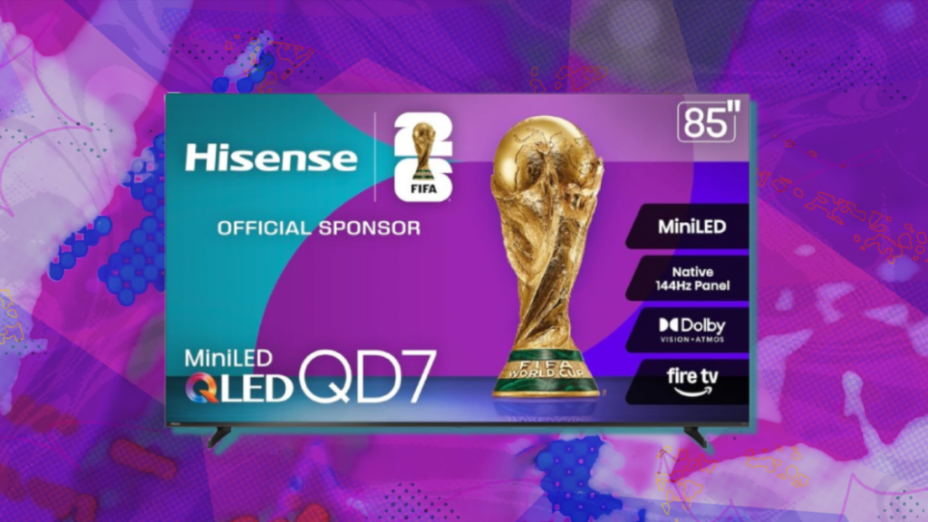 TV upgrade in order? Snag the Hisense 85-inch QD7 Mini LED TV while its $500 off.