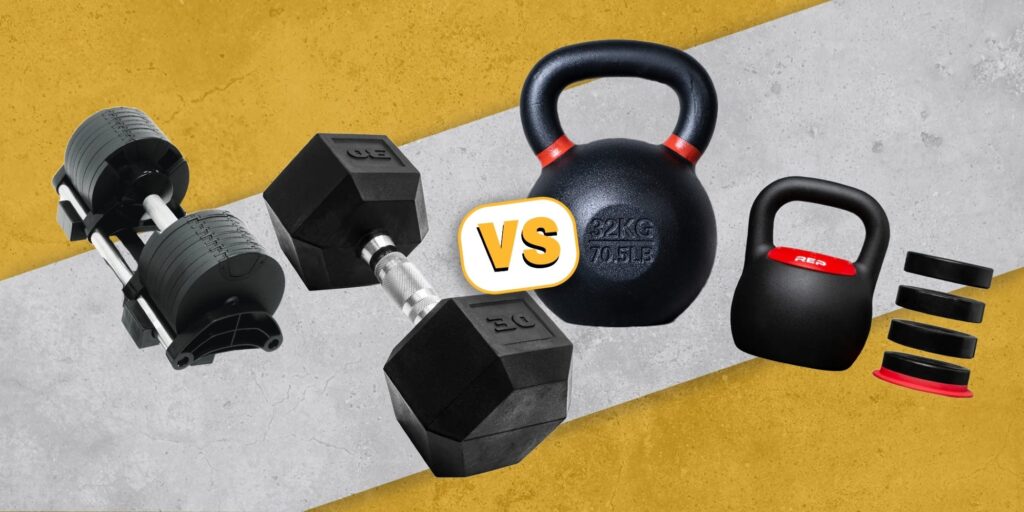 How to Determine if Your Home Gym Needs a Kettlebell or Dumbbell (or Both)
