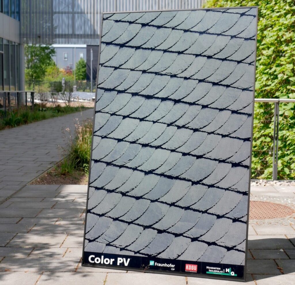 Retrofit coloring solution makes conventional solar panels less visible