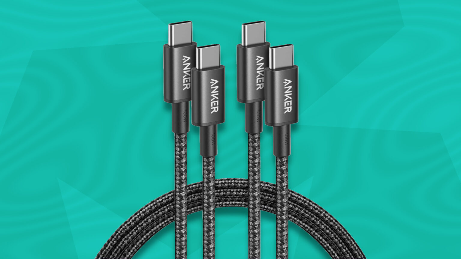 Grab 2x 100W Anker USB-C cables for $10
