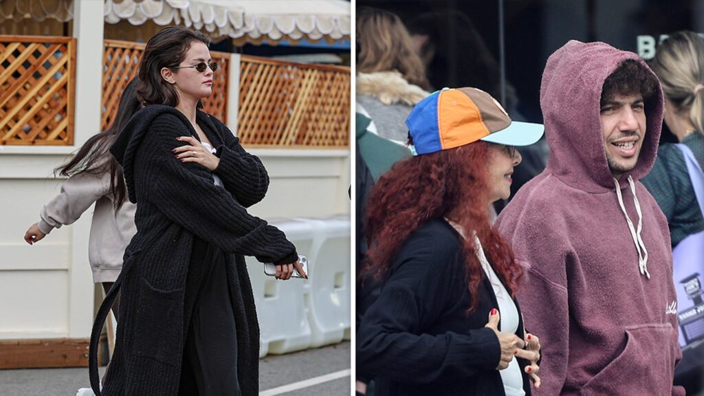 Selena Gomez and Benny Blanco Dine at L.A. Hotspot Max and Helen’s