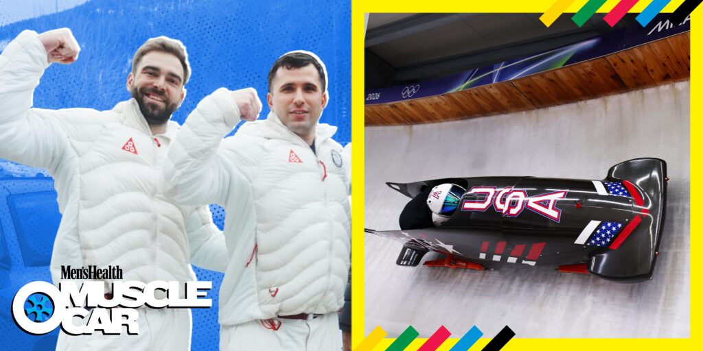 Olympic Bobsled Team Frank Del Duca and Josh Williamson Ride in the MH Muscle Car