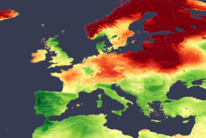 Storm train hits Western Europe PV as East clears under cold