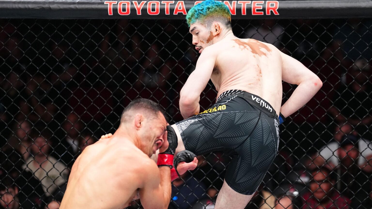 UFC Houston results, highlights: Melquizael Costa scores incredible spinning back kick knockout of Dan Ige