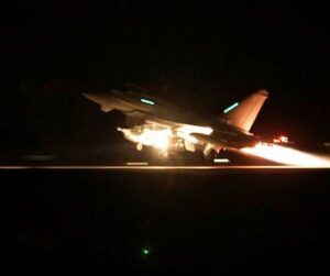 RAF Cyprus base hit, U.K., allows U.S. to fly missions from its bases