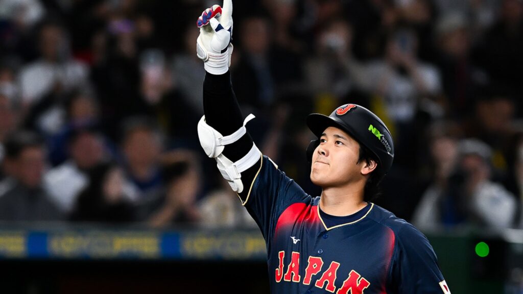Shohei Ohtani’s Grand Slam Powers Japan WBC Blowout, Chalamet and Bad Bunny Witness