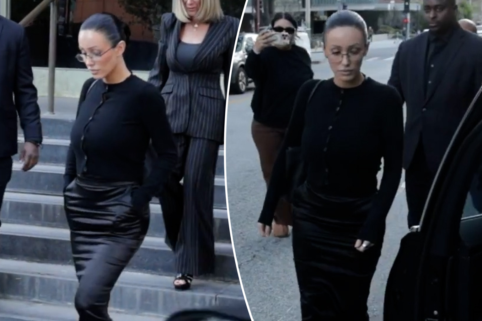 Bianca Censori looks unrecognizable after judge warns her to ‘dress appropriately’ at Kanye West court date