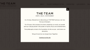 Freshly Rebranded ‘The Team’ Emerges from Wasserman Ashes