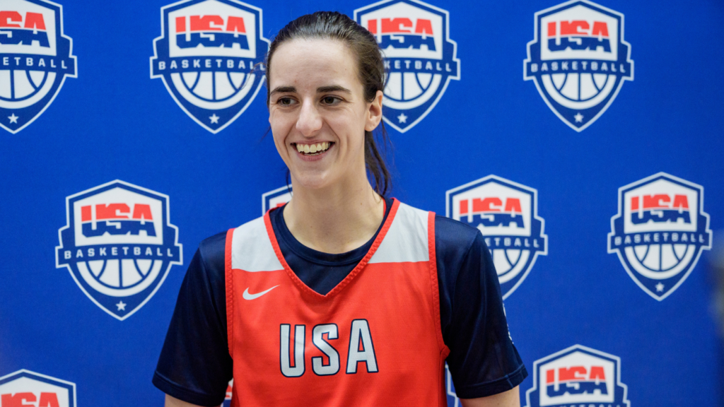 Caitlin Clark records double-double in 20 minutes in her Team USA debut at FIBA Women’s World Cup qualifiers