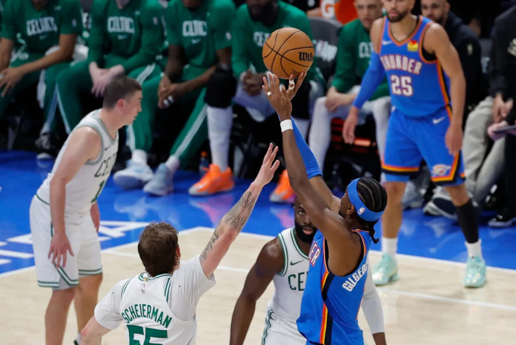 Photos: Best images from Thunder's 104-102 win over Celtics