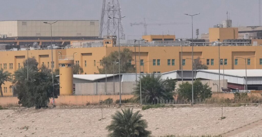 Missile strikes a helipad inside the U.S. Embassy compound in Baghdad, Iraqi security officials say