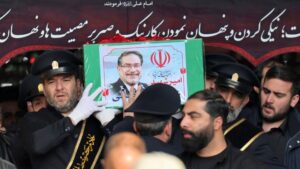 Funeral procession for influential Iranian defence chief Funeral procession for influential Iranian defence chief