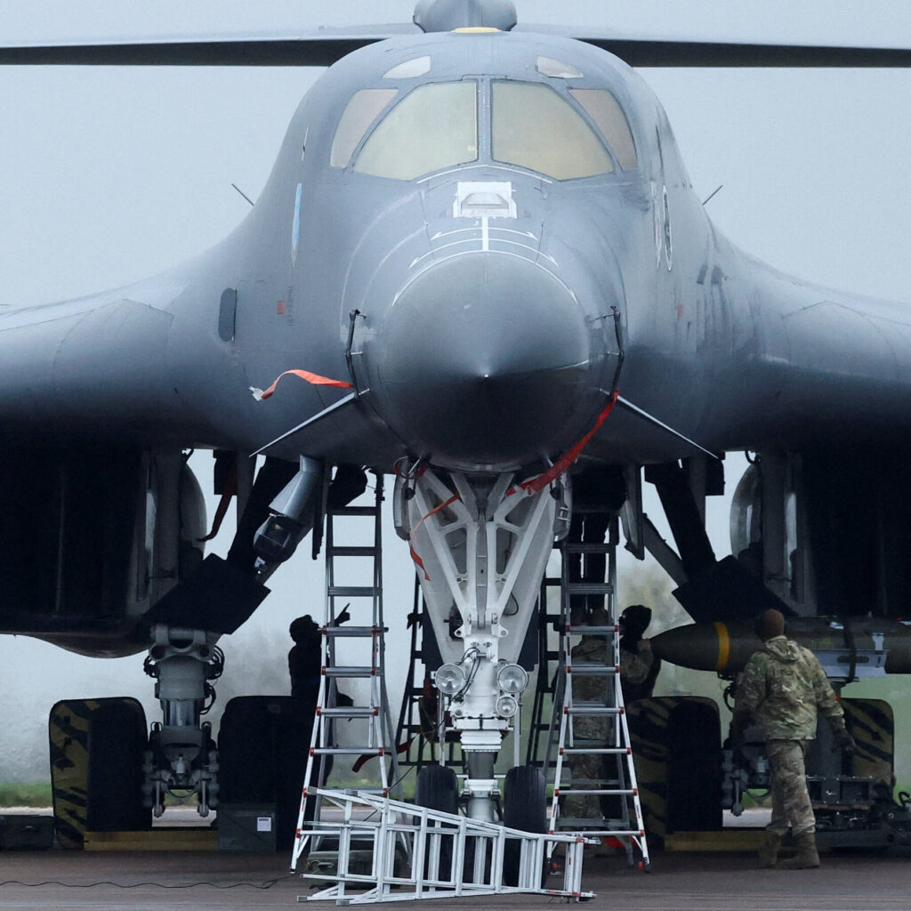 As American Bombers Take Off From R.A.F. Fairford in UK, Iraq War Looms Large