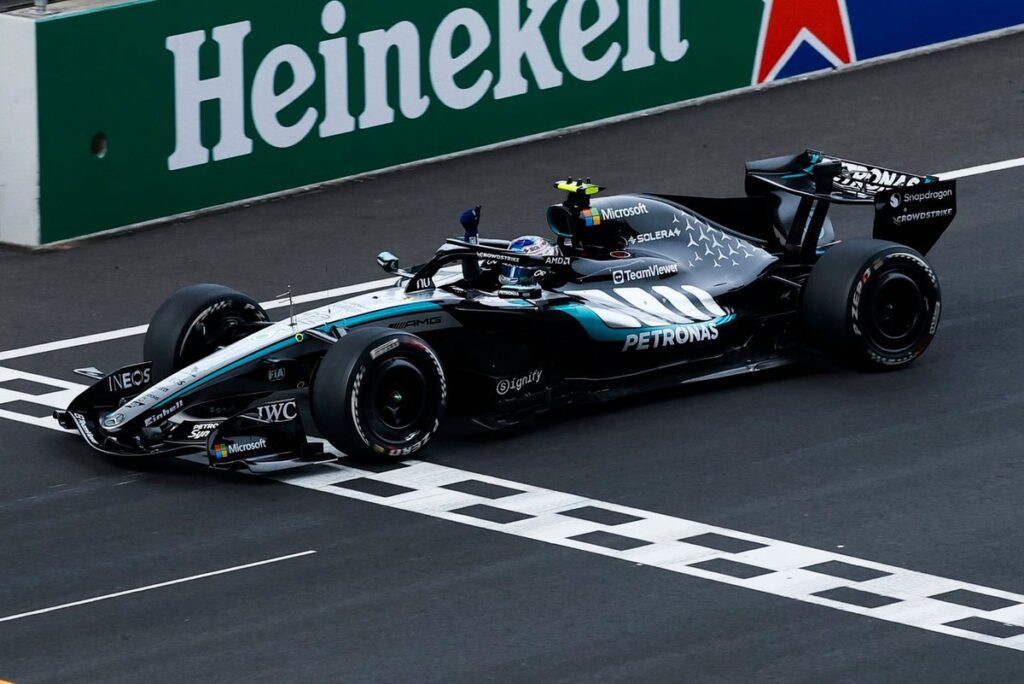 Just like Jim Clark -up celebration