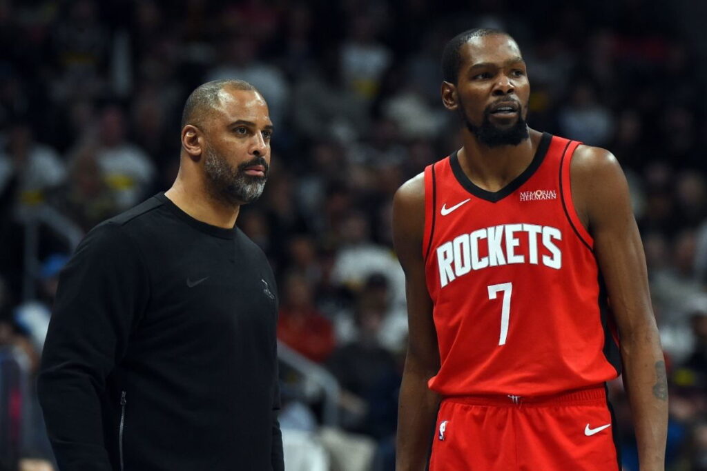 Kevin Durant Takes Blame as Ime Udoka Calls Rockets “Careless” in Ugly Loss to Lakers