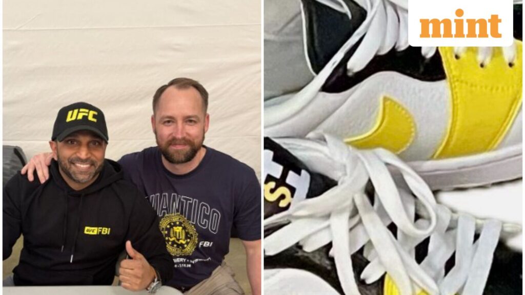 FBI Director Kash Patel trolled for wearing custom ‘Punisher’ sneakers at UFC training event