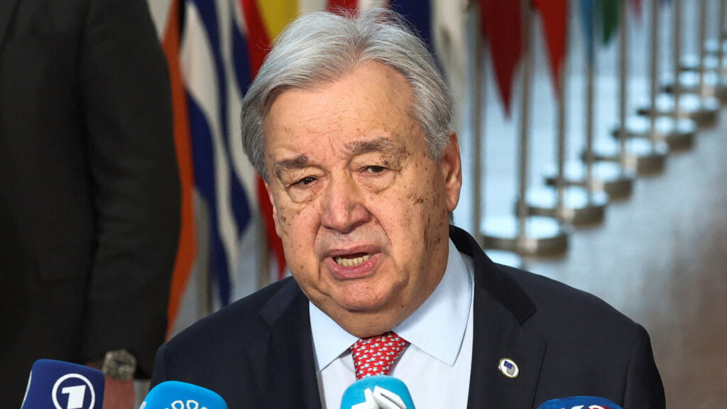 “It’s time to end the war.” UN’s Guterres urges US, Israel to cease attacks