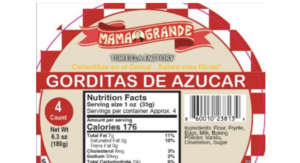 Gorditas recalled because of undeclared allergens