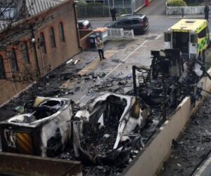 Jewish volunteer ambulances destroyed in arson attack in London